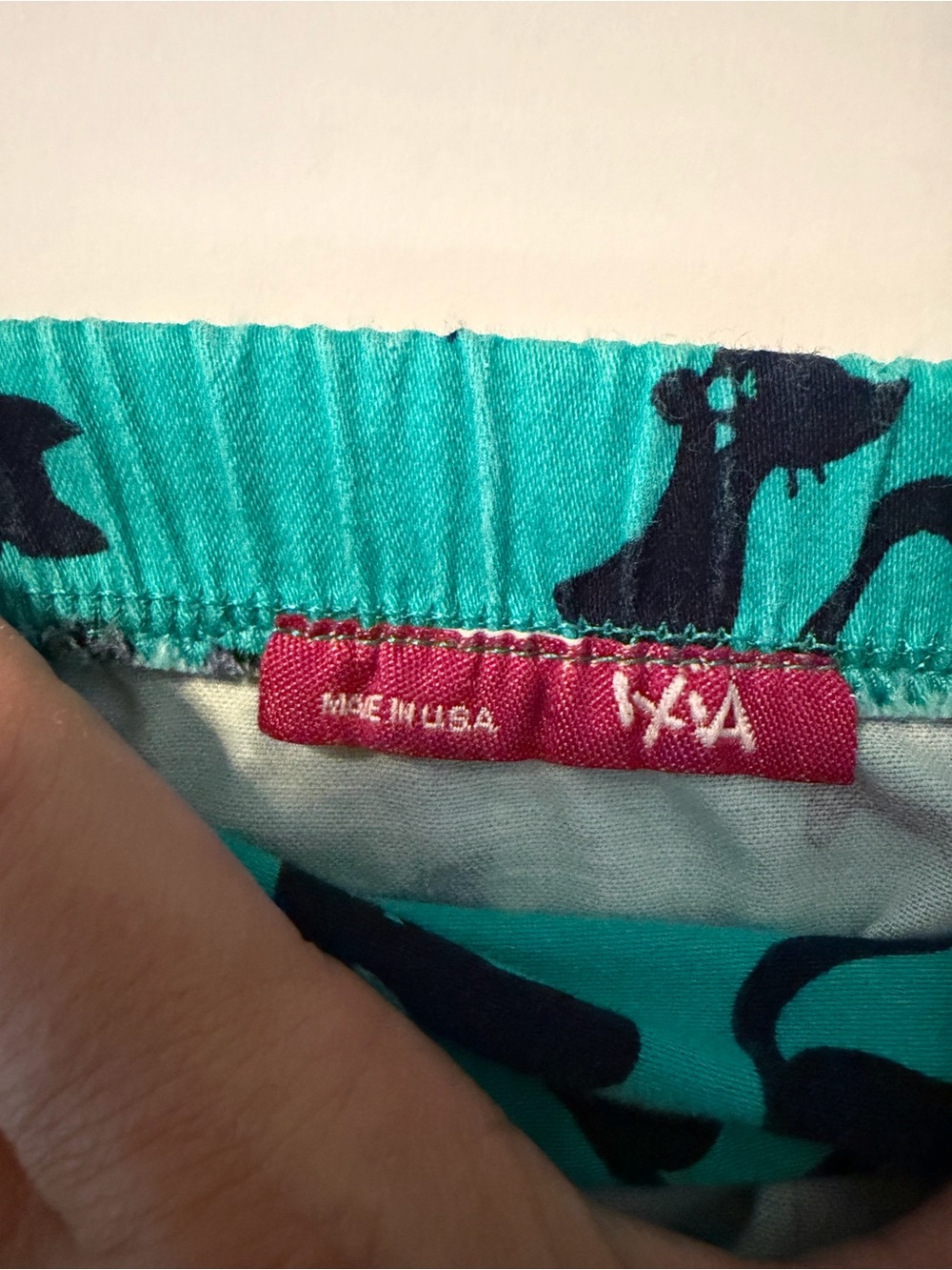 Ixia ModCloth Teal Black Cat Print Vintage Style Dress Retro Pinup rockabilly - Picture 6 of 9